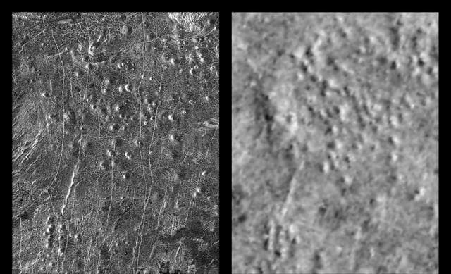 NASA image: Venus - Comparison of Venera and Magellan Resolutions