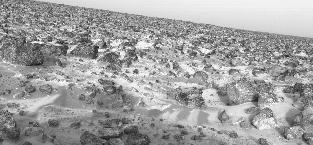 NASA image: Ice On Mars