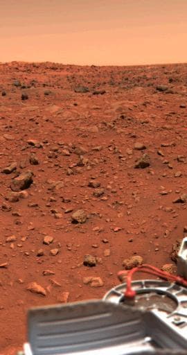 NASA image: Vivid Colors of the Viking Lander 1 Scene