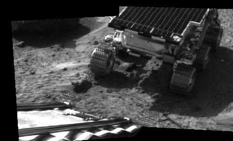NASA image: Rover Touchdown on Martian Surface