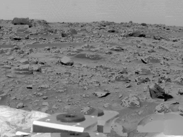 NASA image: Rocky Terrain & Airbags