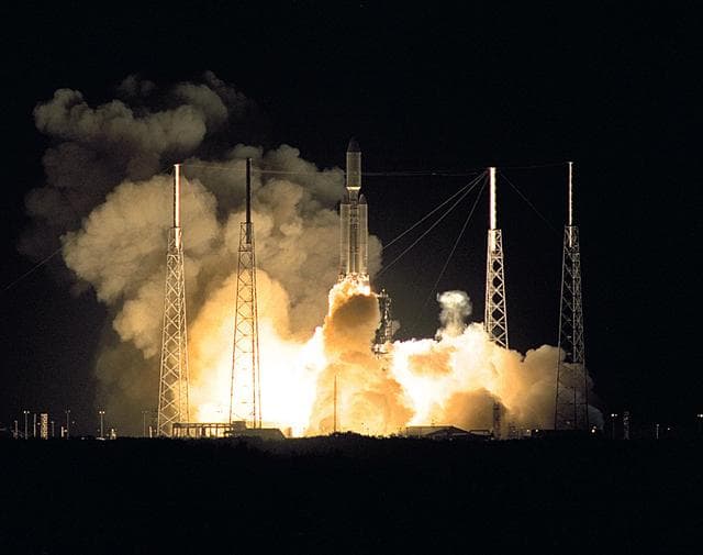NASA image: Launch of Cassini Orbiter and Huygens Probe on Titan IV