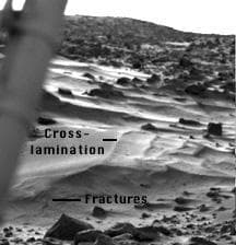 NASA image: Wind Drifts at Viking 1 Landing Site