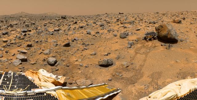 NASA image: Sojourner Within Color-Enhanced Panorama