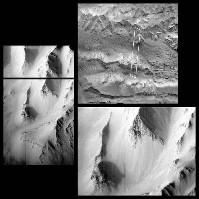 NASA image: Western Tithonium Chasma/Ius Chasma, Valles Marineris