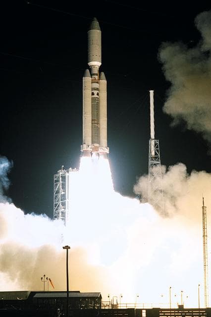 NASA image: Launch of Cassini Orbiter and Huygens Probe on Titan IV