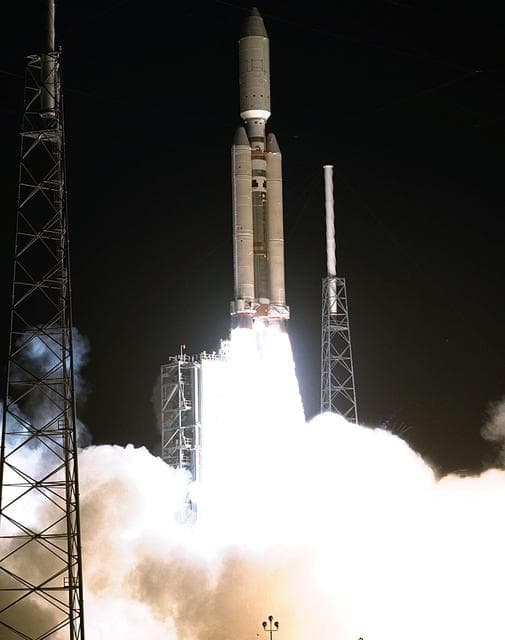NASA image: Launch of Cassini Orbiter and Huygens Probe on Titan IV