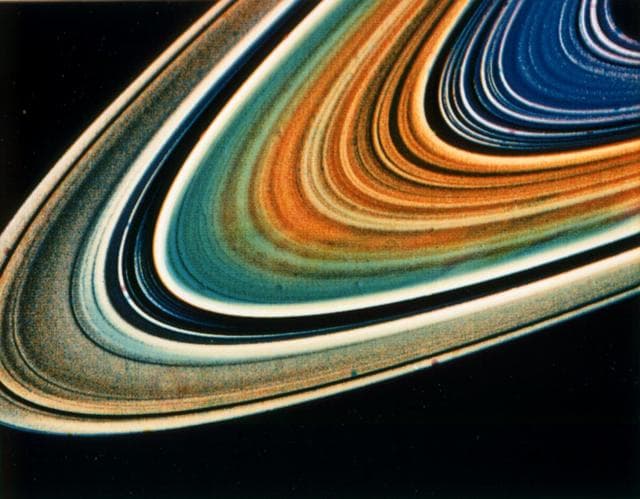 NASA image: Composition Differences within Saturn Rings