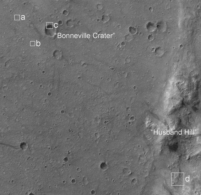 NASA image: Mars Exploration Rover Landing Site at Gusev Crater