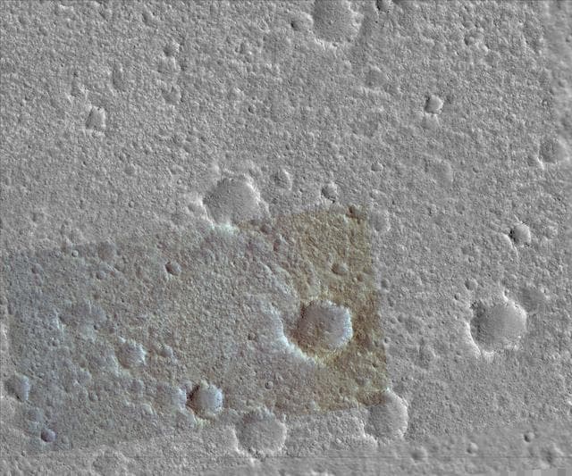 NASA image: Viking Lander 1 Thomas A. Mutch Memorial Station Imaged from Orbit