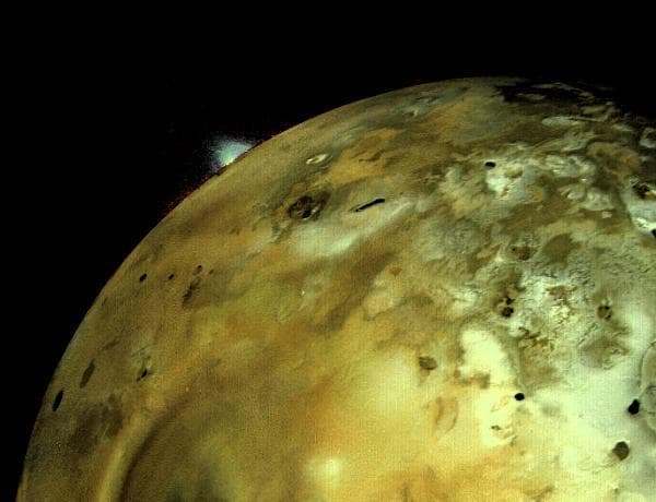 NASA image: Volcanic Explosion on Io