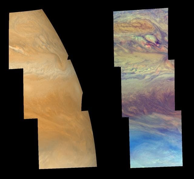 NASA image: Cloud Features North of Jupiter Equator