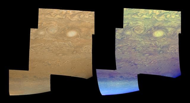 NASA image: Clouds and Hazes of Jupiter Southern Hemisphere