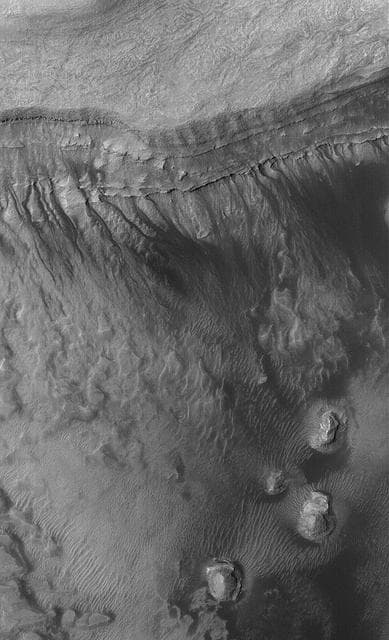 NASA image: Gullied Depression