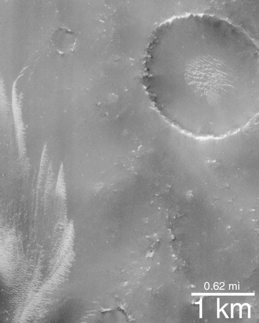 NASA image: The Dark Surfaces of Mars: Mantles and Sand Sheets
