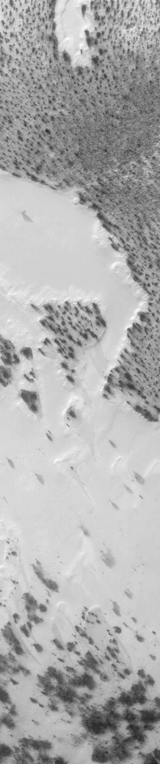 NASA image: Return to "Giant's Footprint" 3 Decades After Mariner 7 Flyby