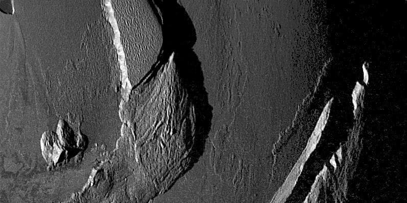 NASA image: Mountains on Io