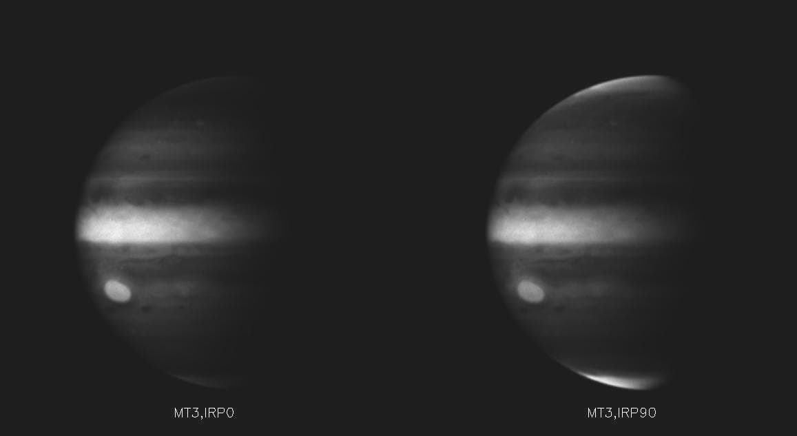 NASA image: Polarized Light from Jupiter