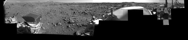 NASA image: Afternoon on Chryse Planitia - Viking Lander 1 Camera 2 Mosaic