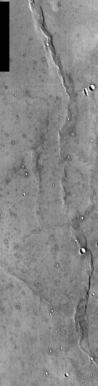 NASA image: 1st Manned Lunar Landing and 1st Robotic Mars Landing Commemorative Release: Viking 1 Landing Site in Chryse Planitia - Infrared Image