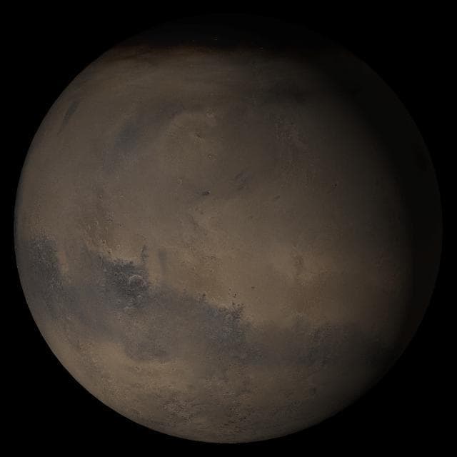 NASA image: Mars at Ls 269°: Elysium/Mare Cimmerium