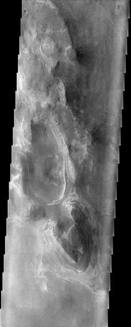 NASA image: Layered Deposits in Terby Crater