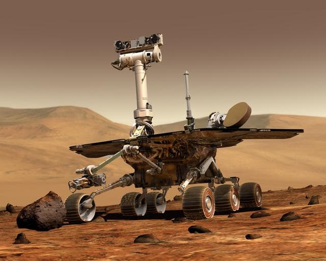 NASA image: Artist Concept of Rover on Mars