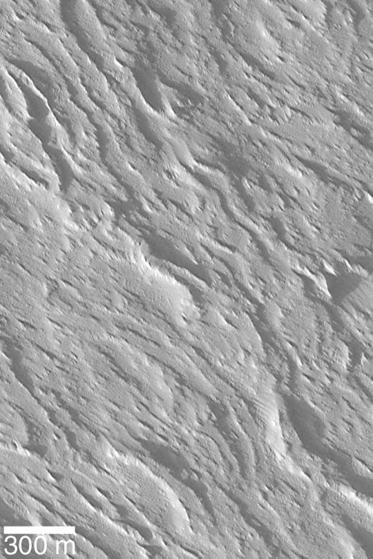 NASA image: Flows on Olympus Mons