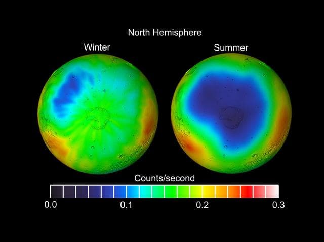 NASA image: Seasonal Frost Changes on Mars