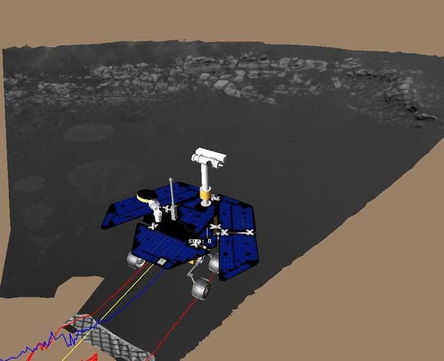 NASA image: Virtual Rover on Its Own