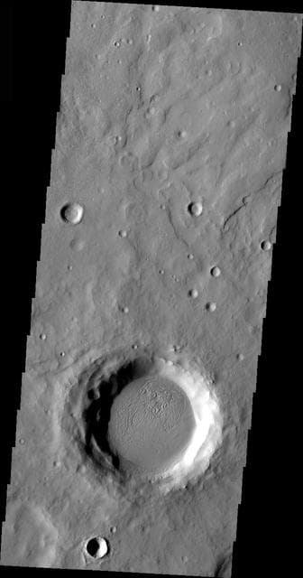 NASA image: Arabia Terra Crater