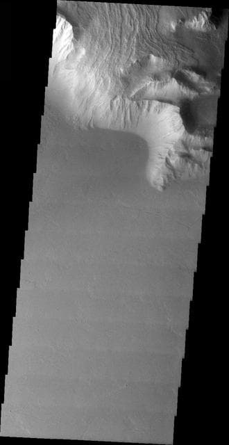 NASA image: Olympus Mons Lava Flows
