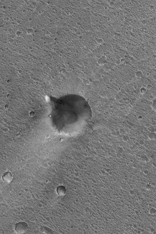 NASA image: Ares Vallis Dust Devil