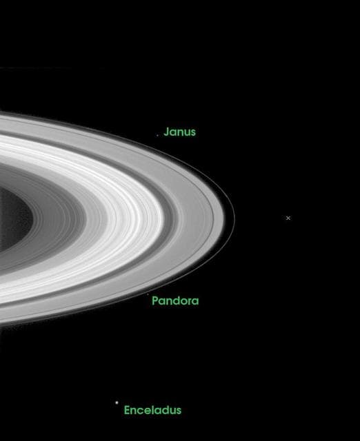 NASA image: Passage through the Ring Plane