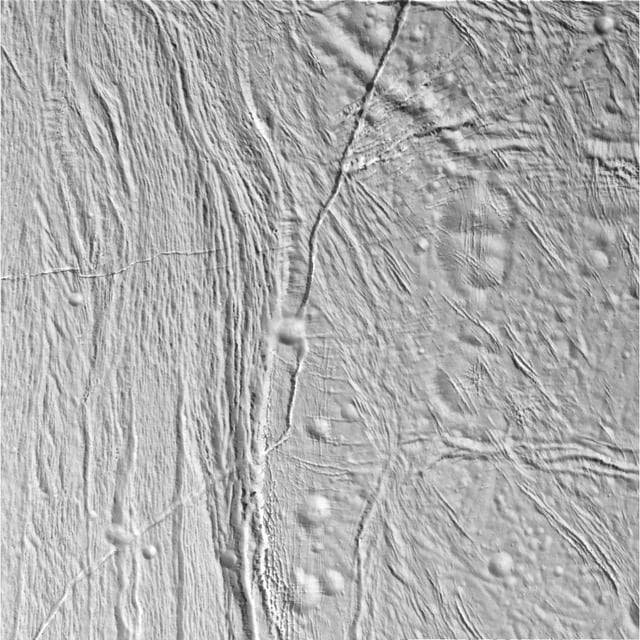NASA image: Transition on Enceladus