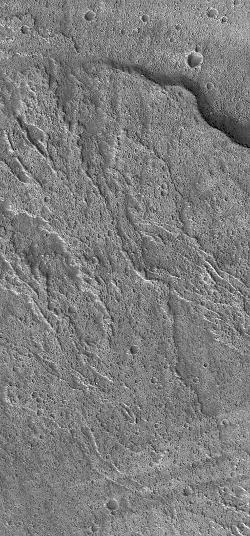 NASA image: Ascraeus Lava Flows