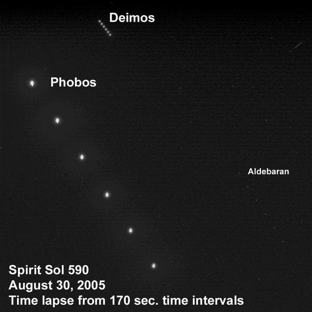 NASA image: The Night Sky on Mars