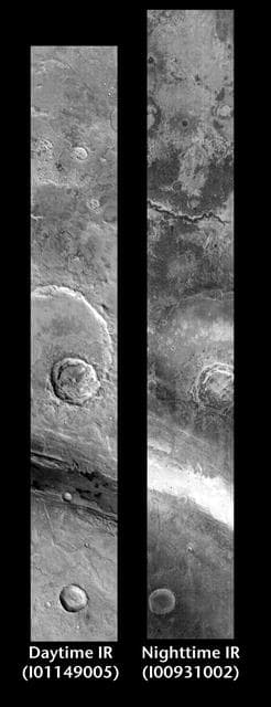 NASA image: Ares Valles: Night and Day