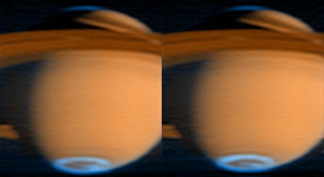 NASA image: Saturn Auroras