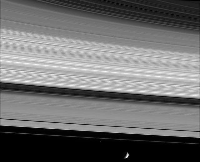 NASA image: Bound to Saturn
