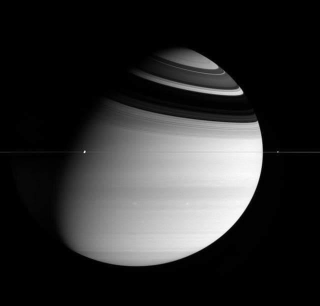 NASA image: Serenity of Saturn
