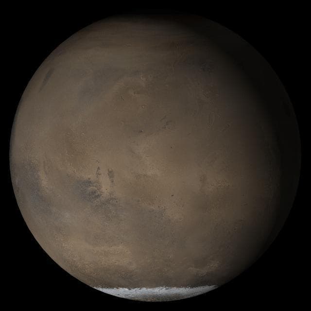 NASA image: Mars at Ls 211°: Elysium/Mare Cimmerium