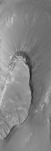 NASA image: Skirted Mesa