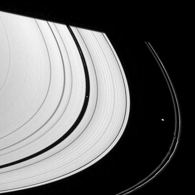 NASA image: Three Meddlesome Moons
