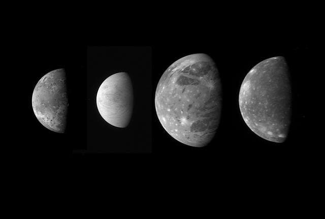 NASA image: Jupiter Moons: Family Portrait