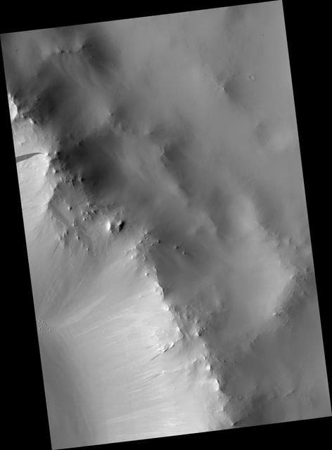 NASA image: Slope Streaks in Terra Sabaea