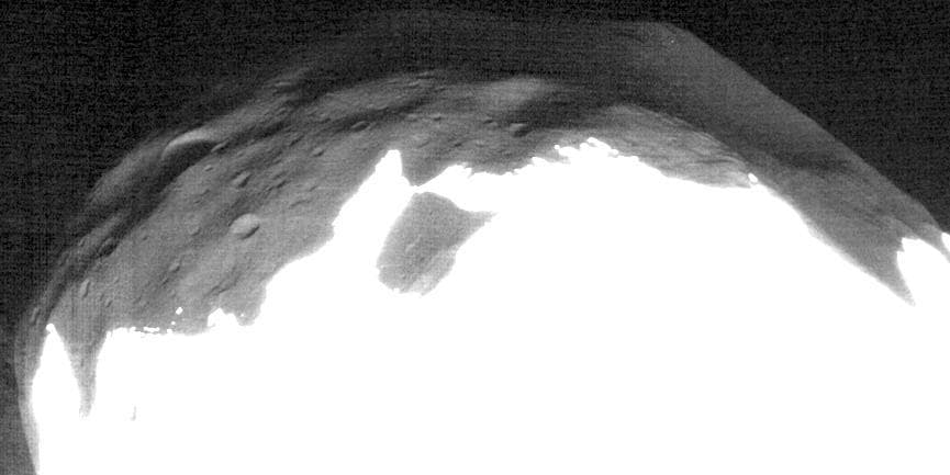 NASA image: Marsshine on Shadowed Part of Phobos