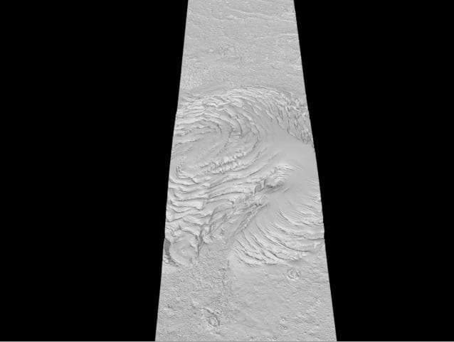 NASA image: Mars Radar Opens a Planet Third Dimension