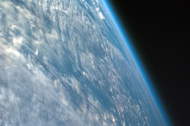 Oblique Shot of Earth