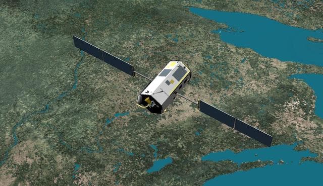 Artist Concept of the Orbiting Carbon Observatory